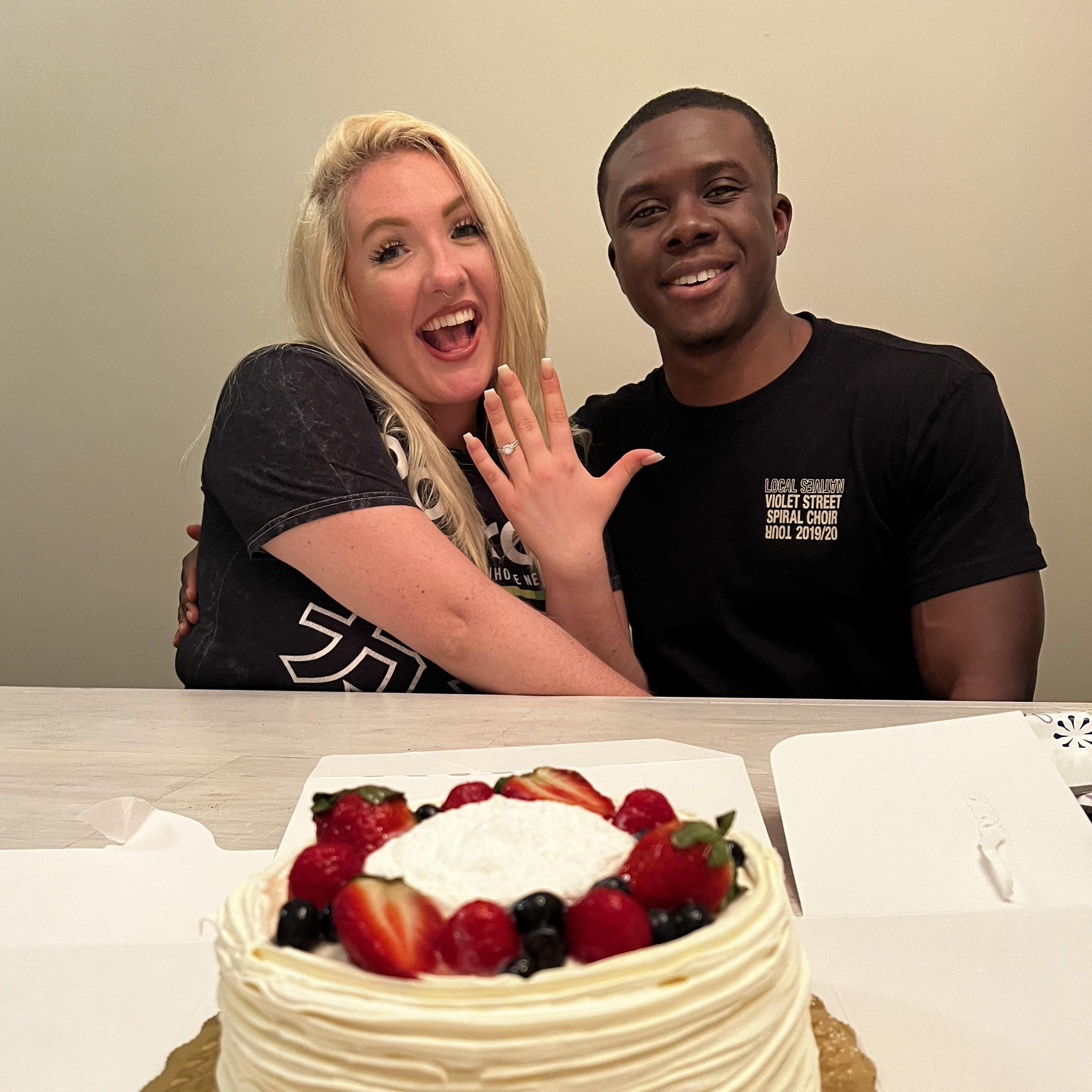 Celebrating our engagement!