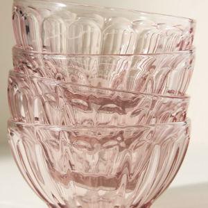 The Latte Glass Cereal Bowls, Set of 4: Amelie Edition