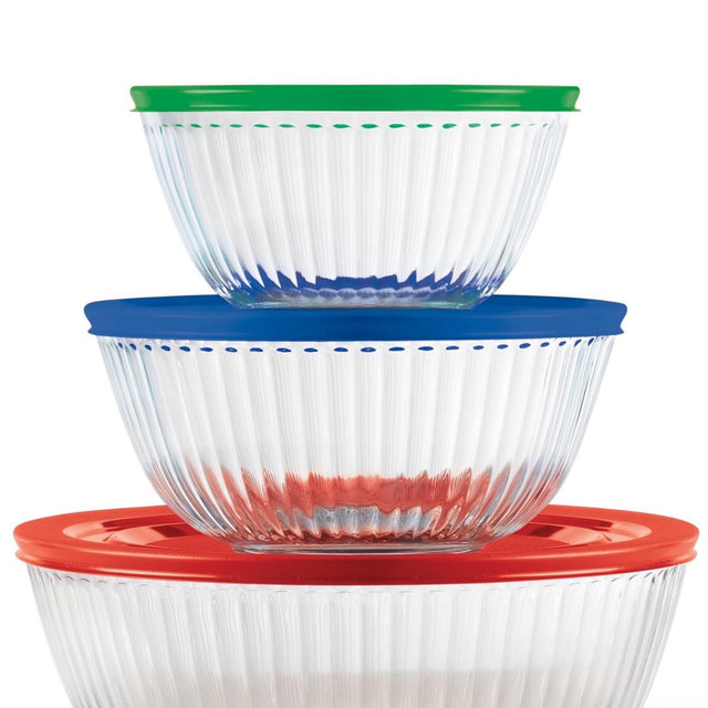 Pyrex Glass Mixing Bowls