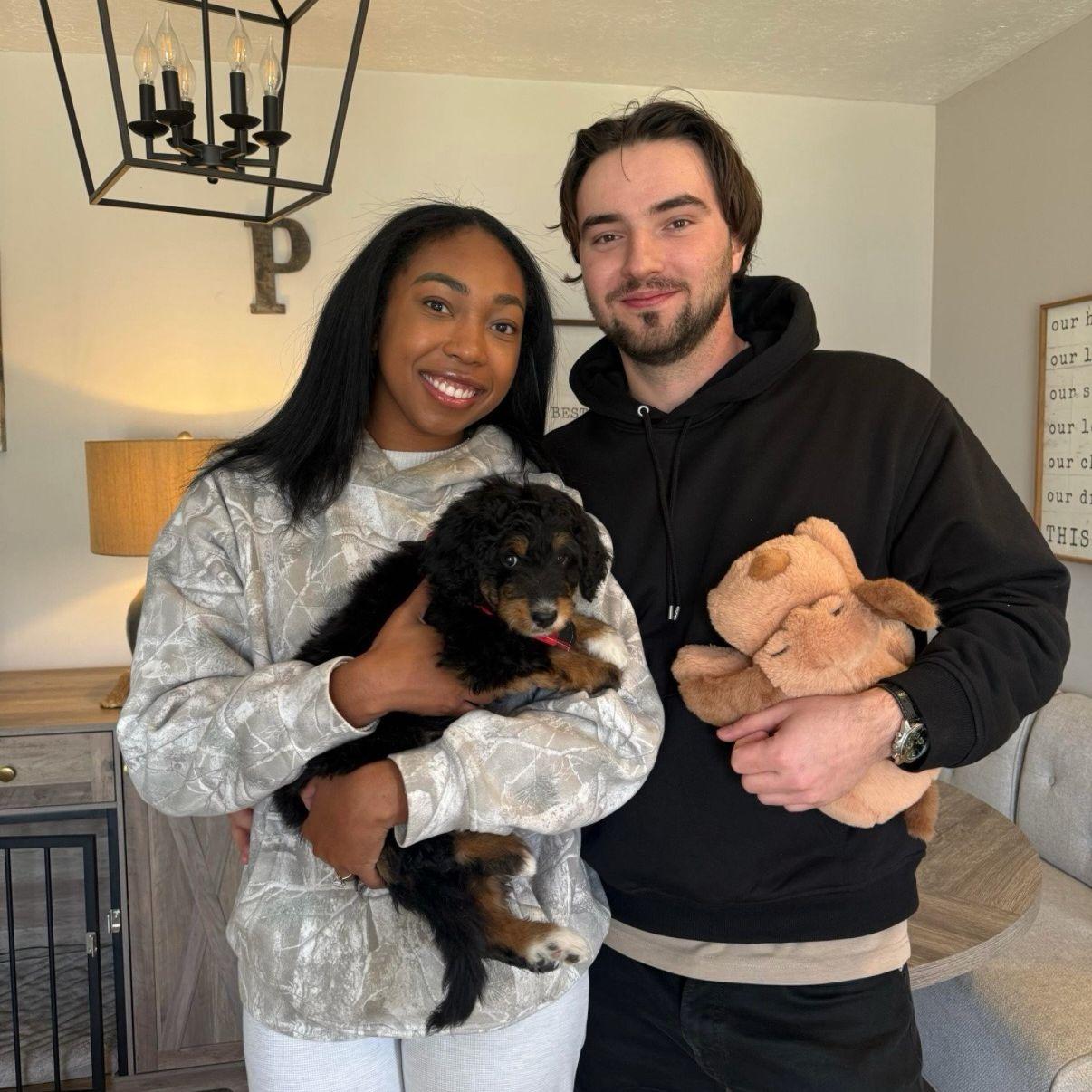 The day we picked up our fur baby, Bentley (Bento)