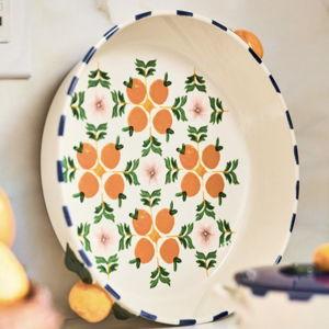 Valencia Stoneware Pie Dish