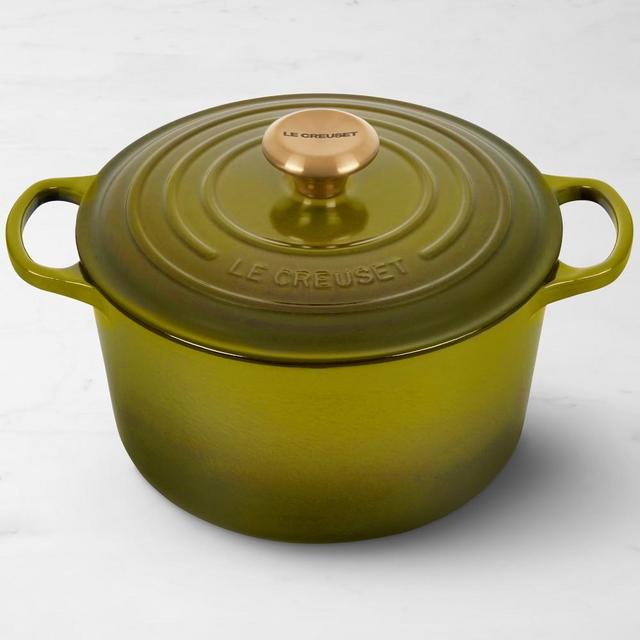 Le Creuset Signature Enameled Cast Iron Deep Oven, 5 1/4-Qt., Olive