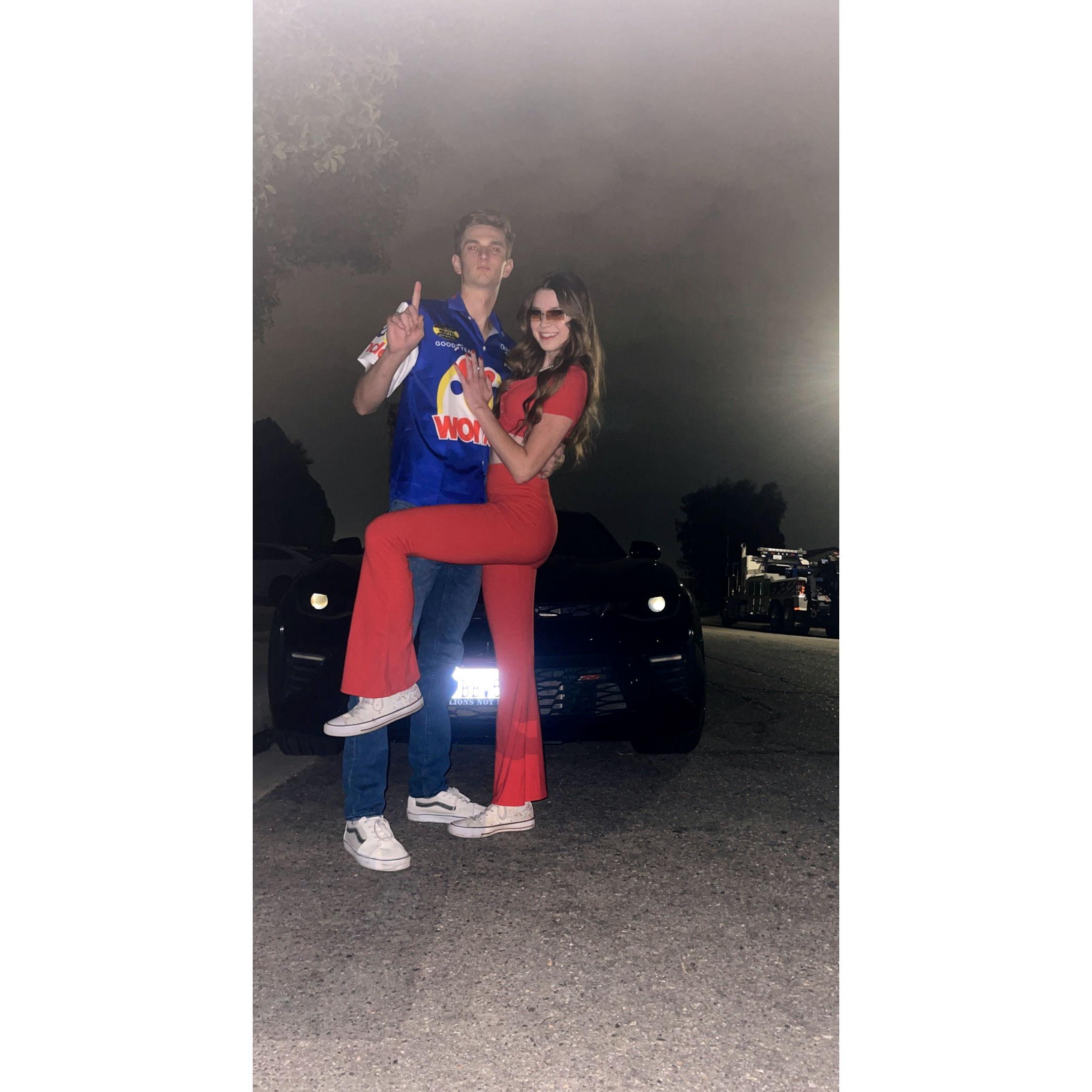 Celebrated our 1 year as Talladega Nights. If you ain't first you're last!