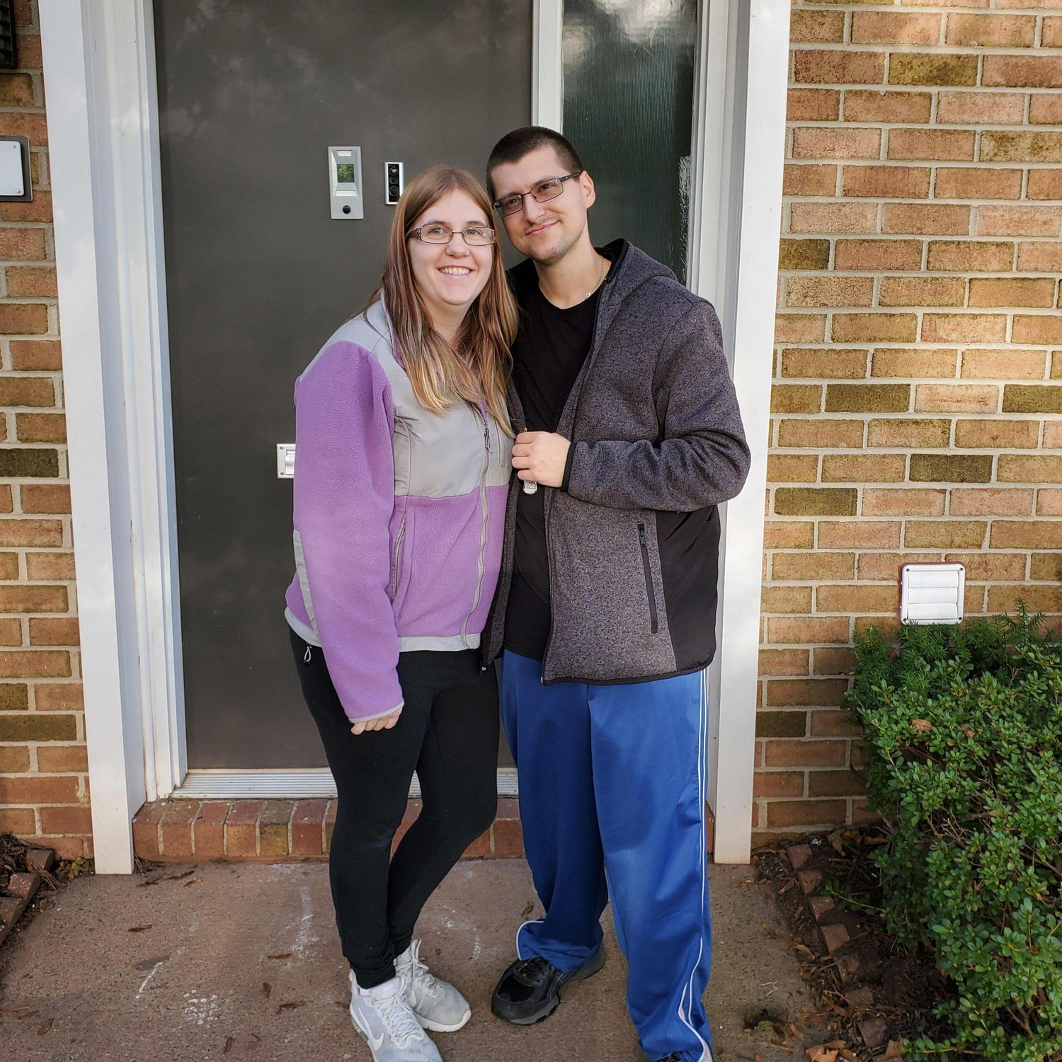 The day we received the keys to our first apartment