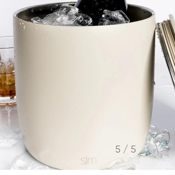 Rocks Ice Bucket, almond color