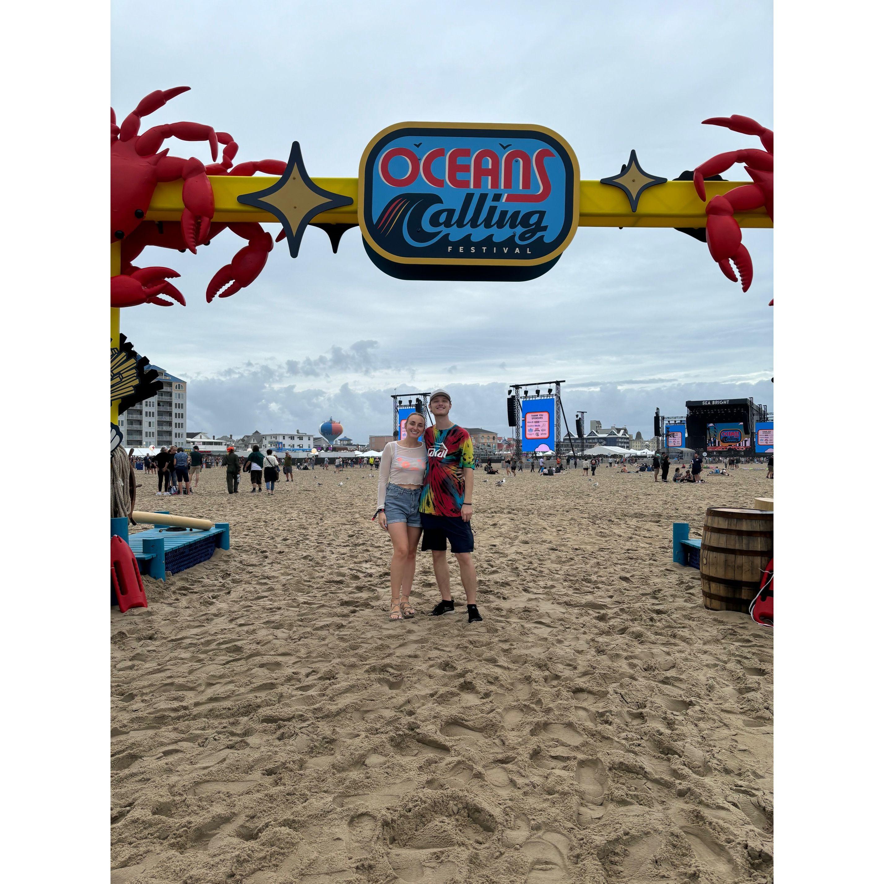 Ocean's Calling Music Festival in Ocean City, MD (2024).