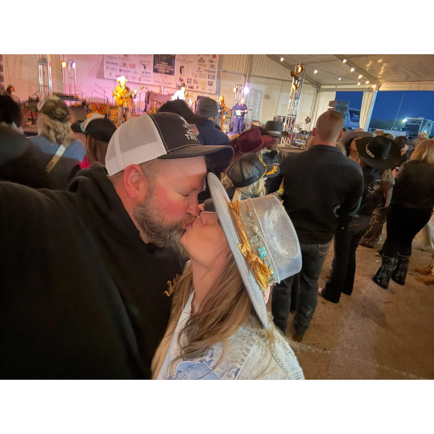 At BBQ Austin in our Party at the Pit Tent! Robyn is the current President of 501c3 that host the event. It was certainly a party all weekend long!