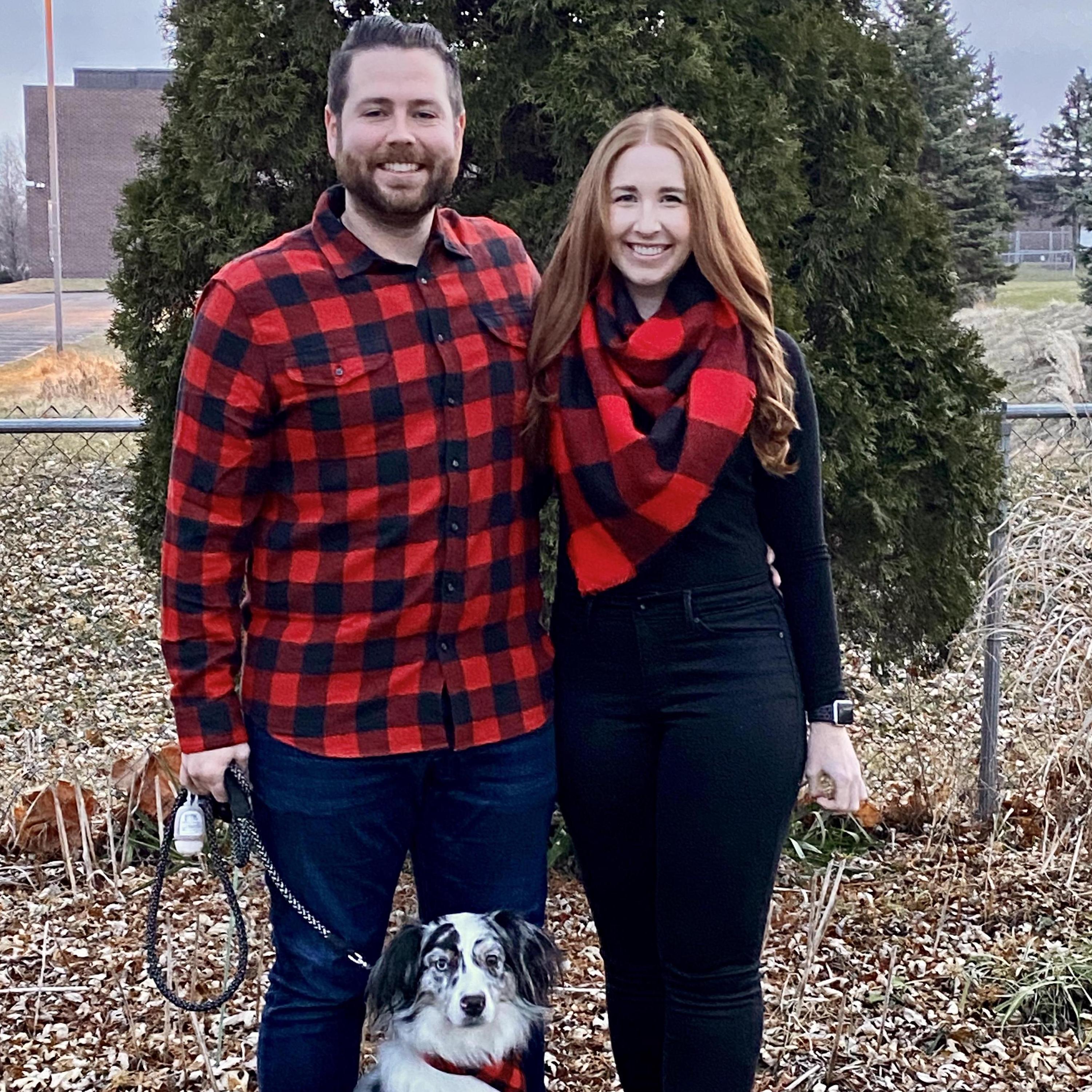 Cedar Rapids, Iowa Christmas 2019: Our first Christmas together at Jake's mom's house.