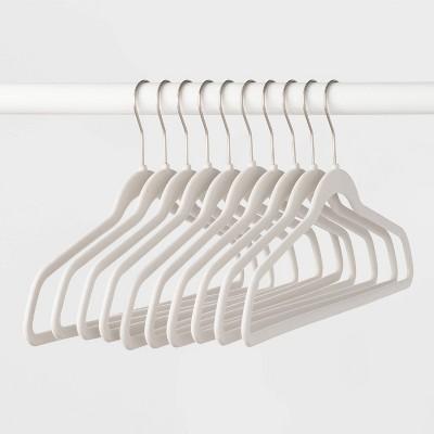 10pk Suit Hanger Hook Matte White - Made By Design™