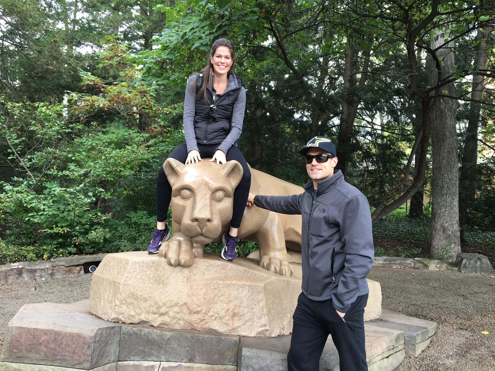 Nate's first trip to PSU, 10/2018.