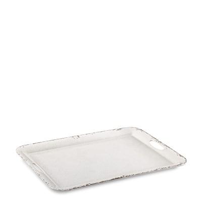 Rustic Melamine Tray with Handles