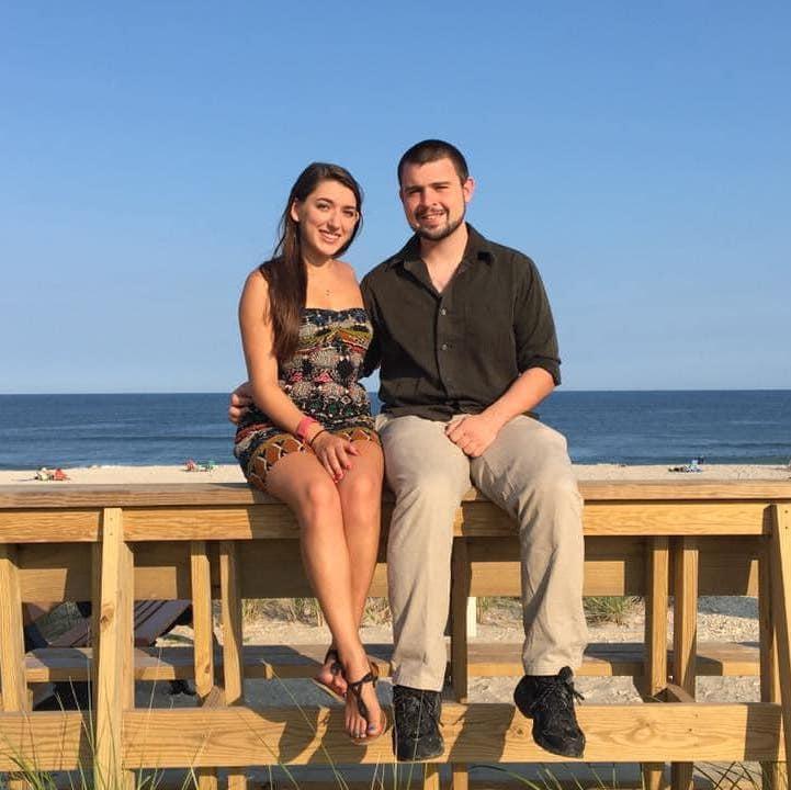 One of our favorite places, on our second dating anniversary. Long Beach Island, 8/20/2017