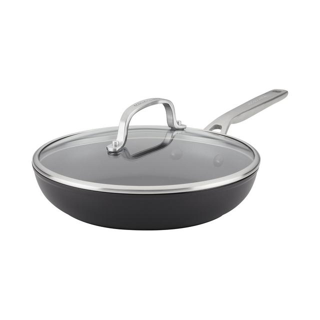 KitchenAid Hard-Anodized Aluminum Nonstick 10" Fry Pan with Lid