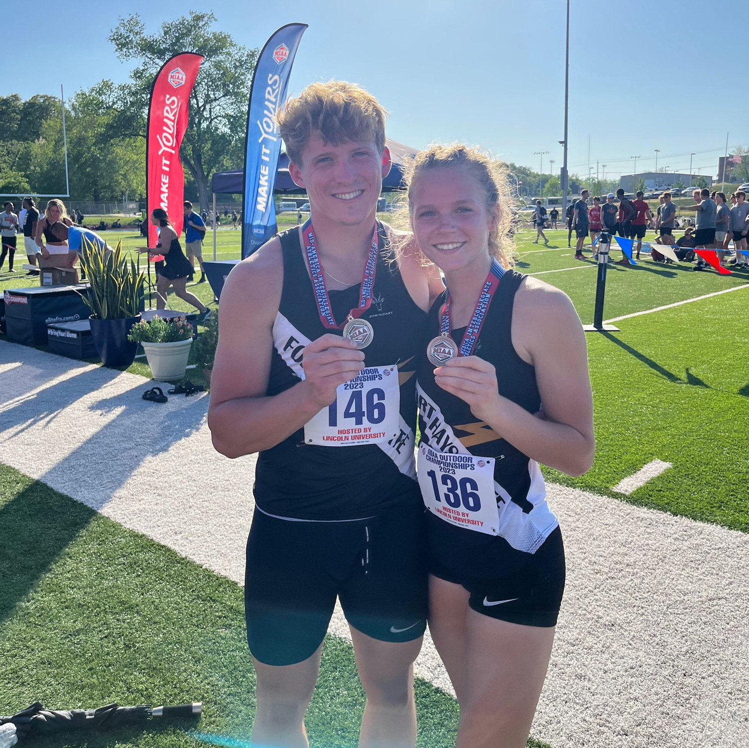 Reba's first and Hayden's one of many conference medals