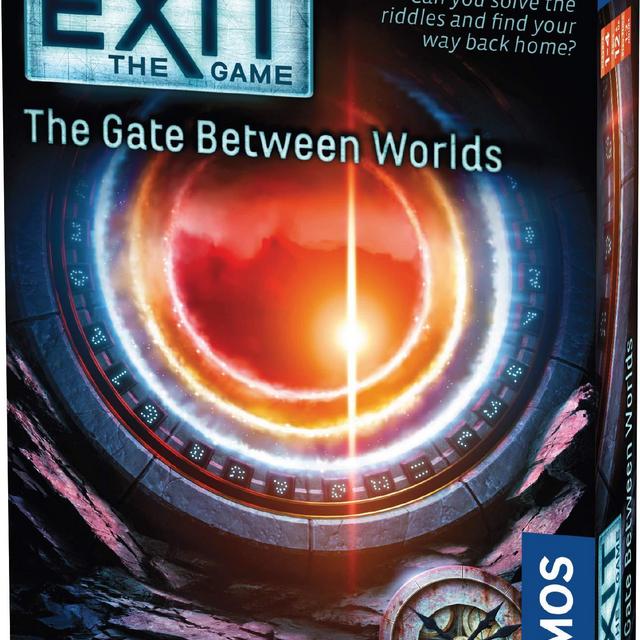 Exit: The Gate Between Worlds | Exit: The Game - A Kosmos Game | Family-Friendly, Card-Based at-Home Escape Room Experience for 1 to 4 Players, Ages 12+