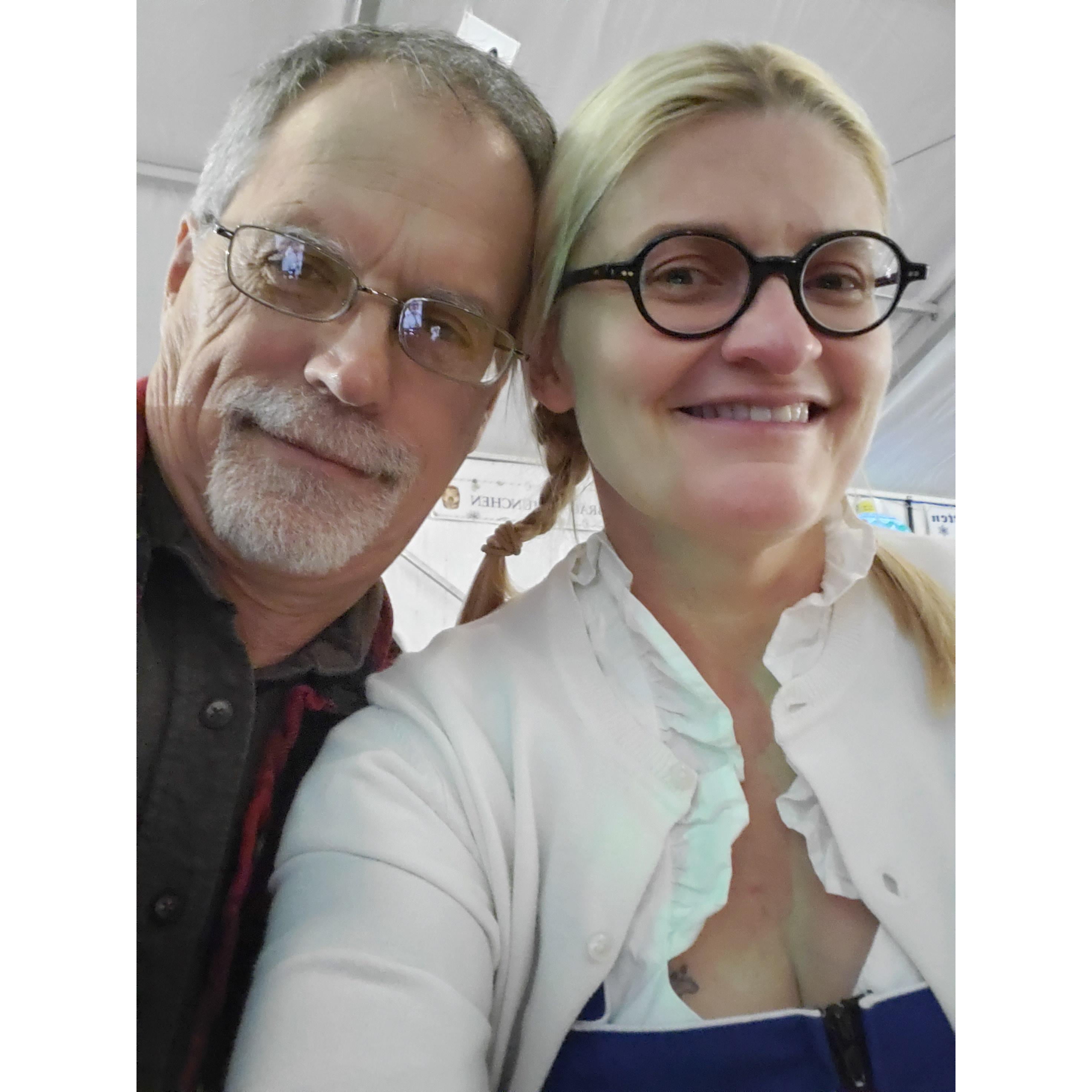 German Fest in Oconomowoc, Wisconsin.  Where we had our first dance together.  A Polka!
