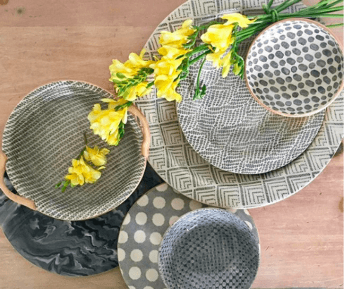 Terrafirma ~ Charcoal ~ Honeycomb Baguette, from Babcock Gifts