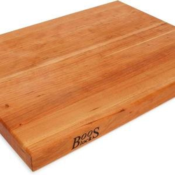 John Boos Block Reversible Wood Cutting Board w/Oil Finish, Maple