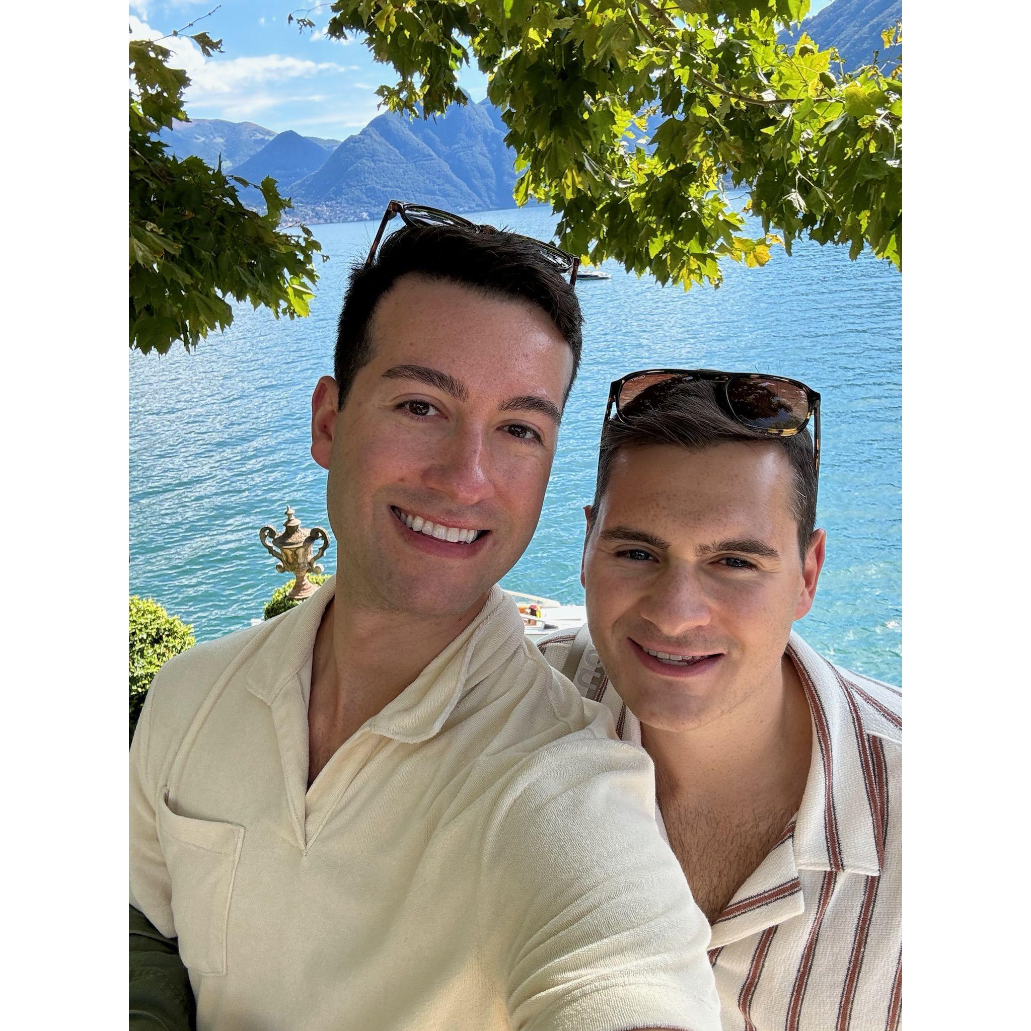 Justin asks Vinny if they can move to Lake Como on a weekly basis.