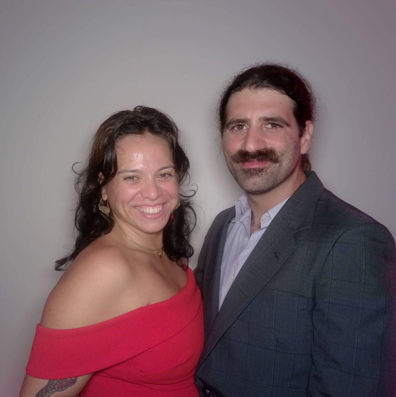 At our friends' Josh and Michael's wedding <3