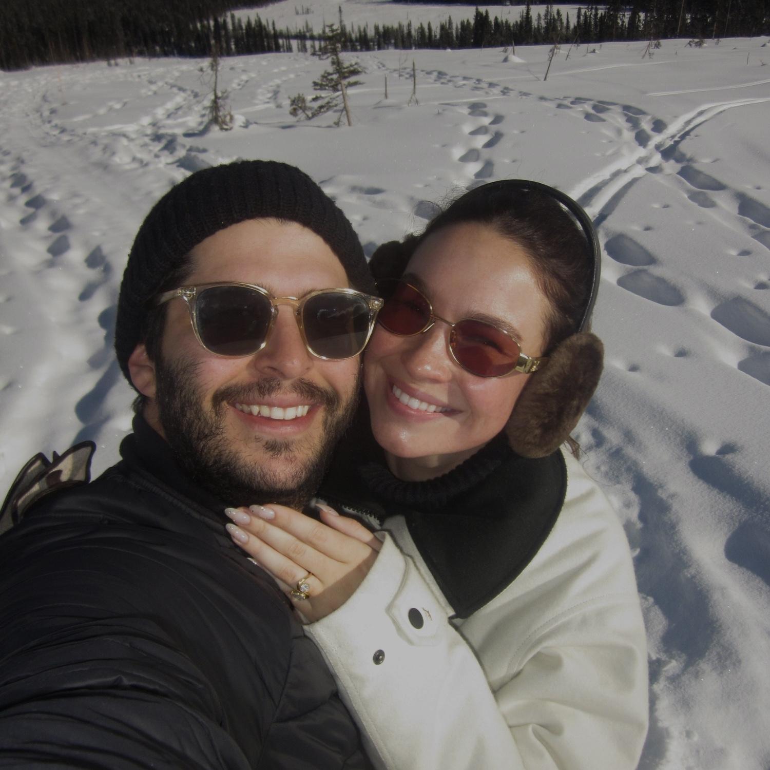 Snowshoeing in Banff (again) but this time our destination was the ice bar.
