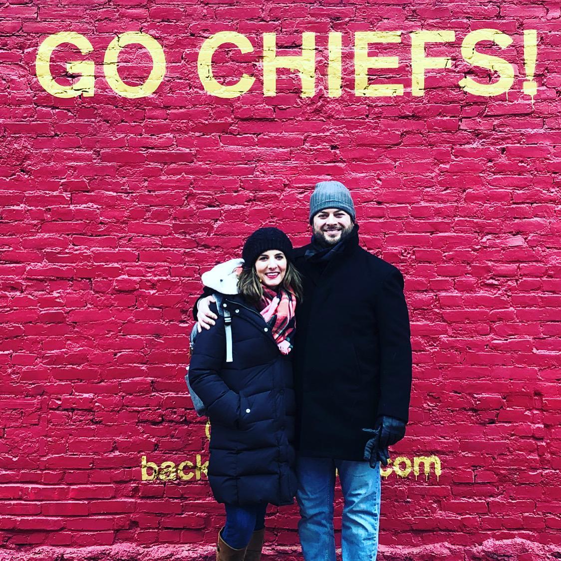 Celebrating the Chiefs big victory in 2020!
