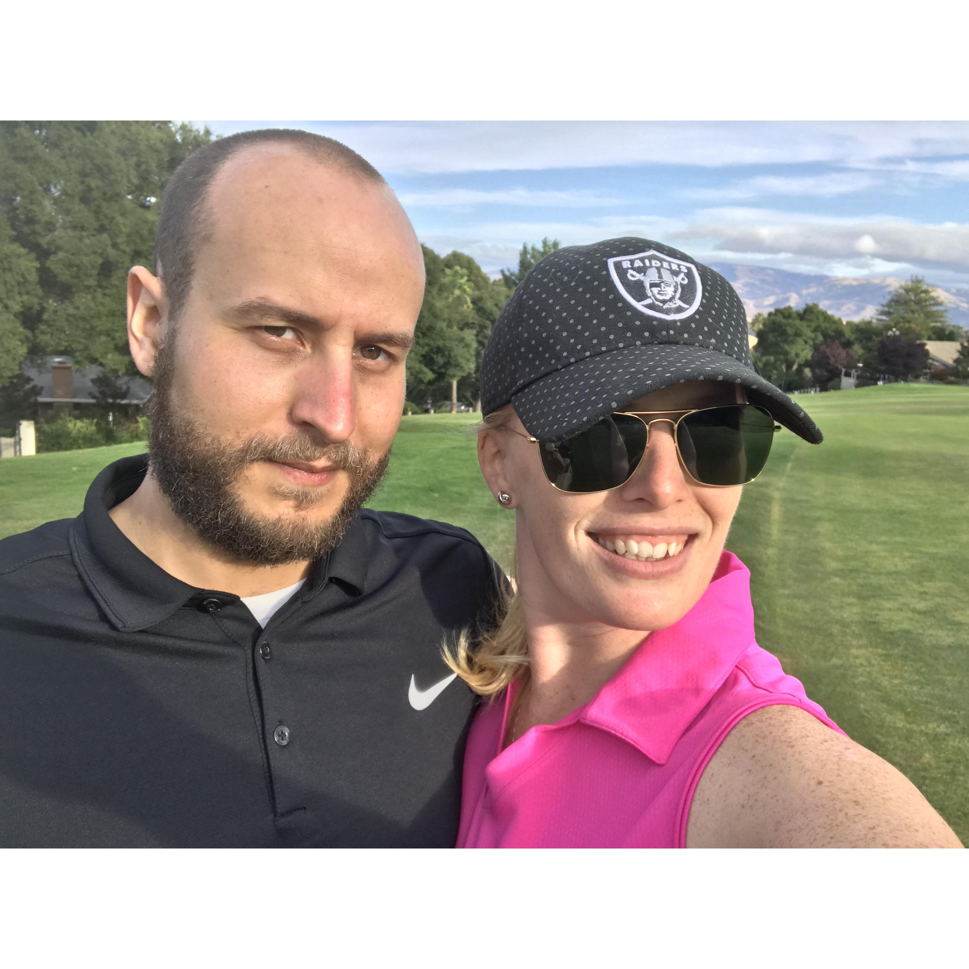 Oh, and we golf. Poorly