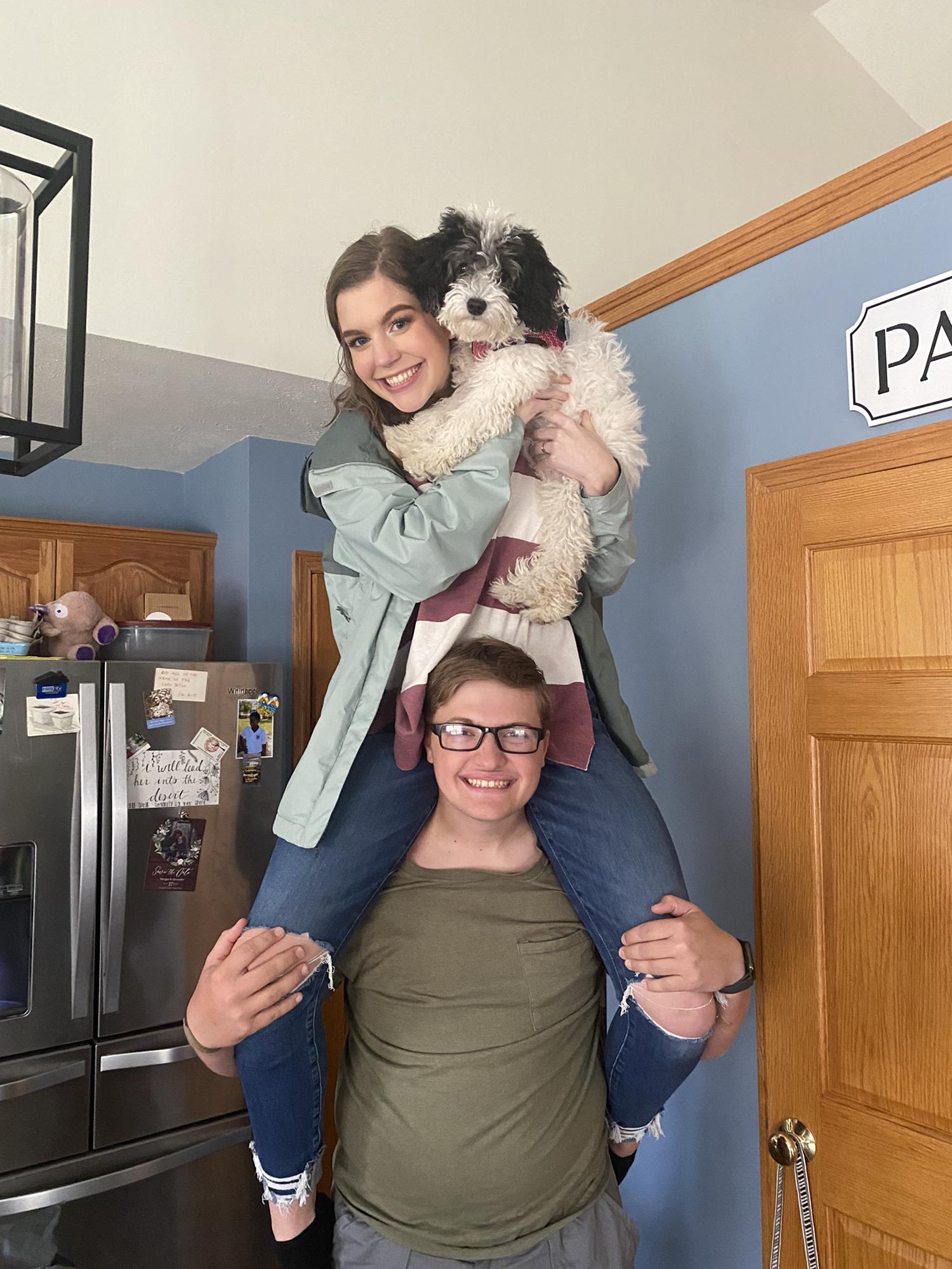 Josh, Luna, and I! April 10, 2021