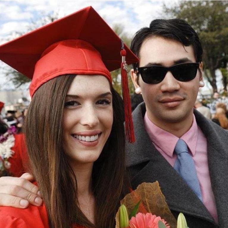 At my UNLV graduation, 2011.