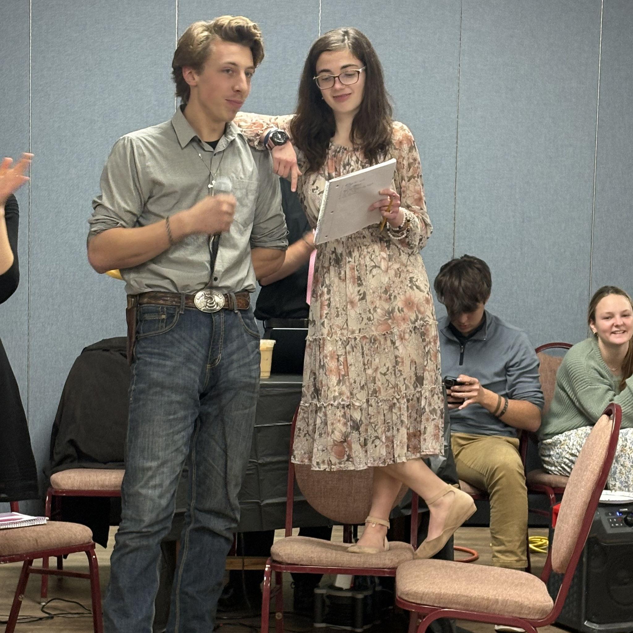 I honestly can't tell who's taller.