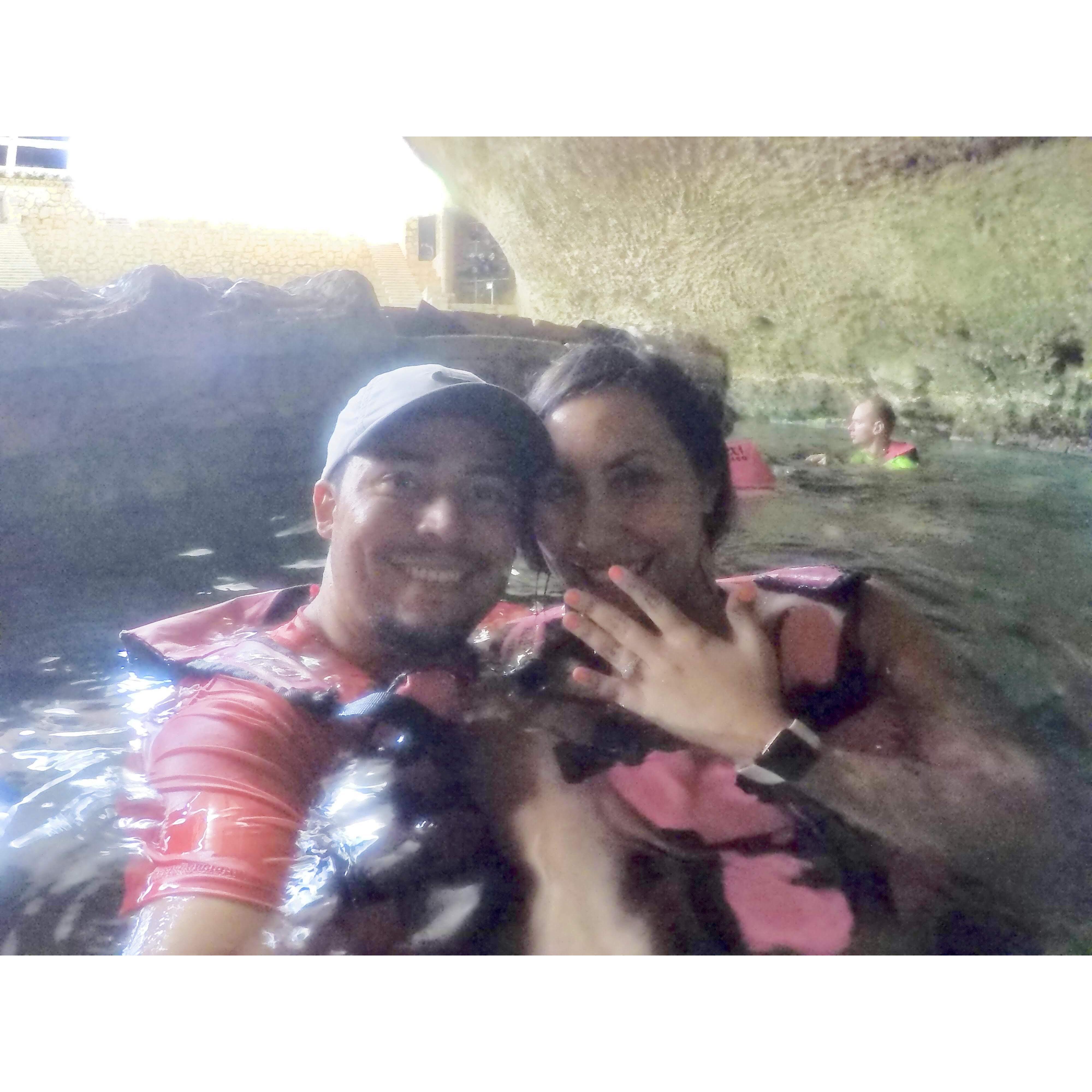 Cuando me propuso en Xcaret Mexico!