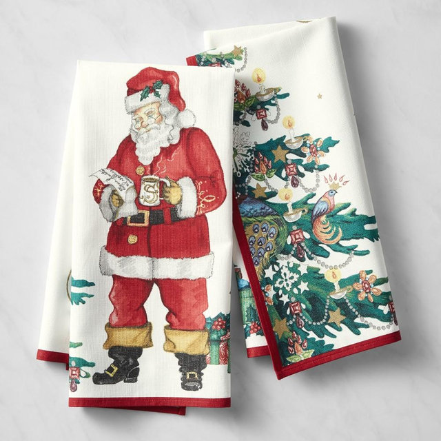 Twas Santa Towels, Set of 2