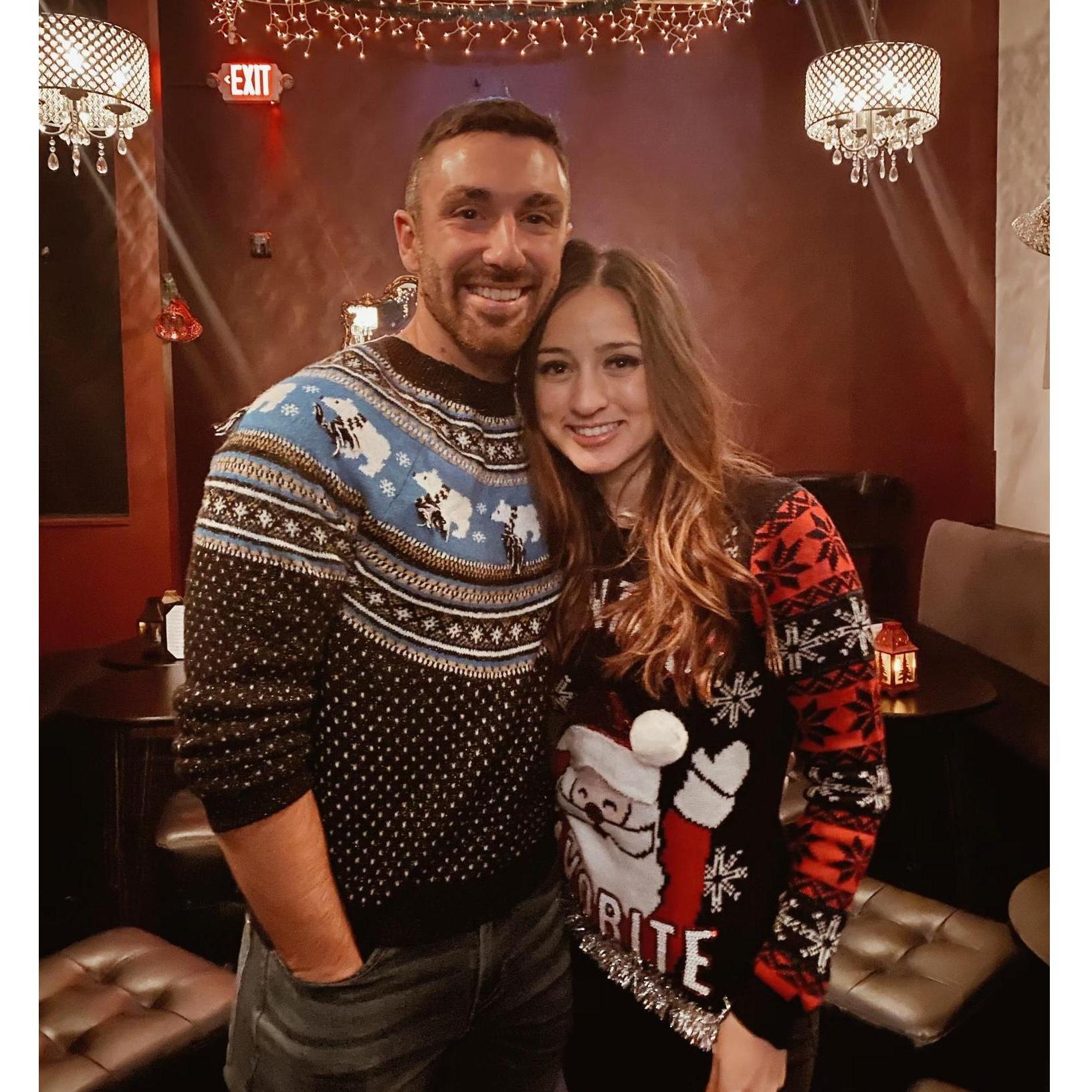 A little ugly sweater action