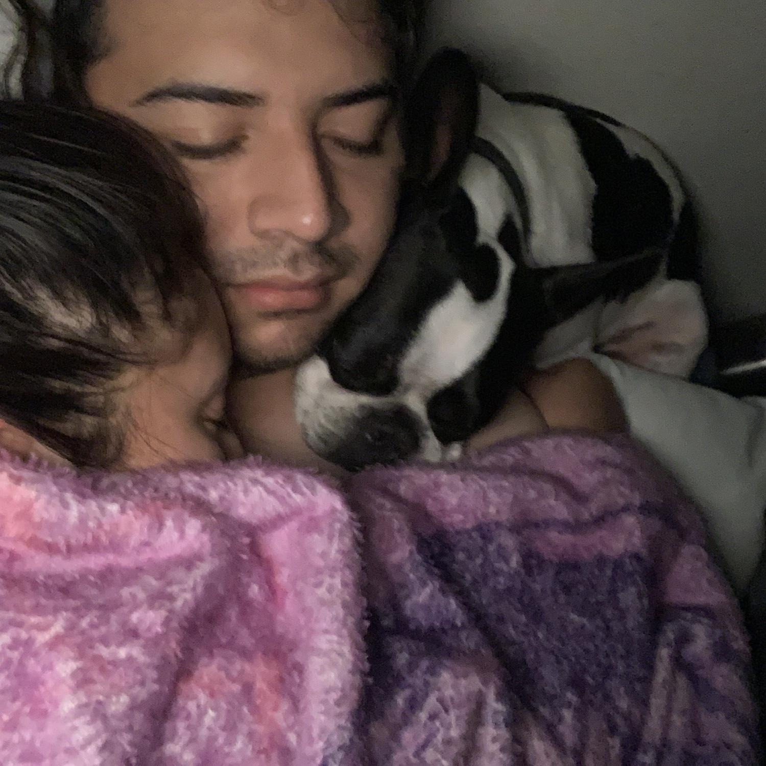 Cuddles with our babies