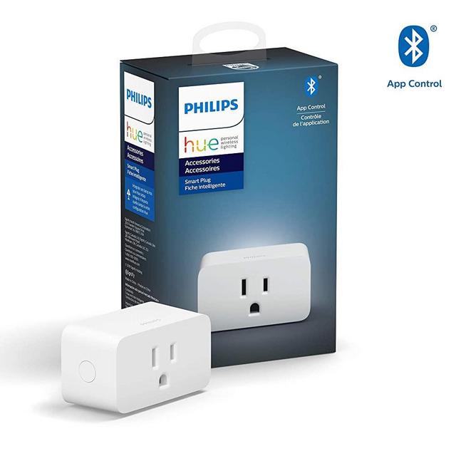 Philips Hue Smart Plug for Hue Smart Lights, Bluetooth &Hue Hub compatible