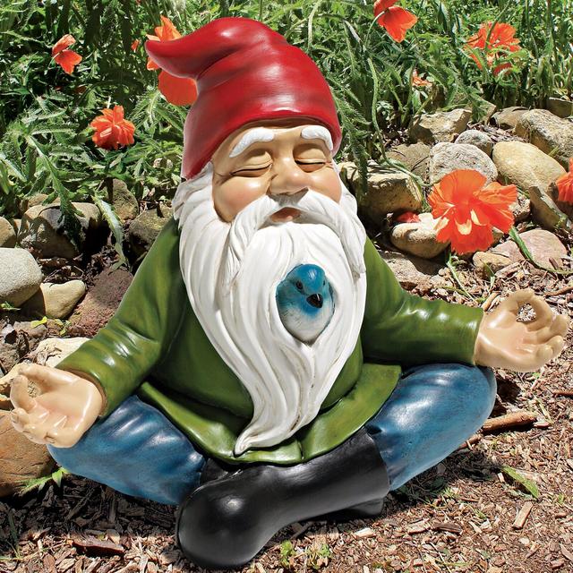 Zen Garden Gnome Statue