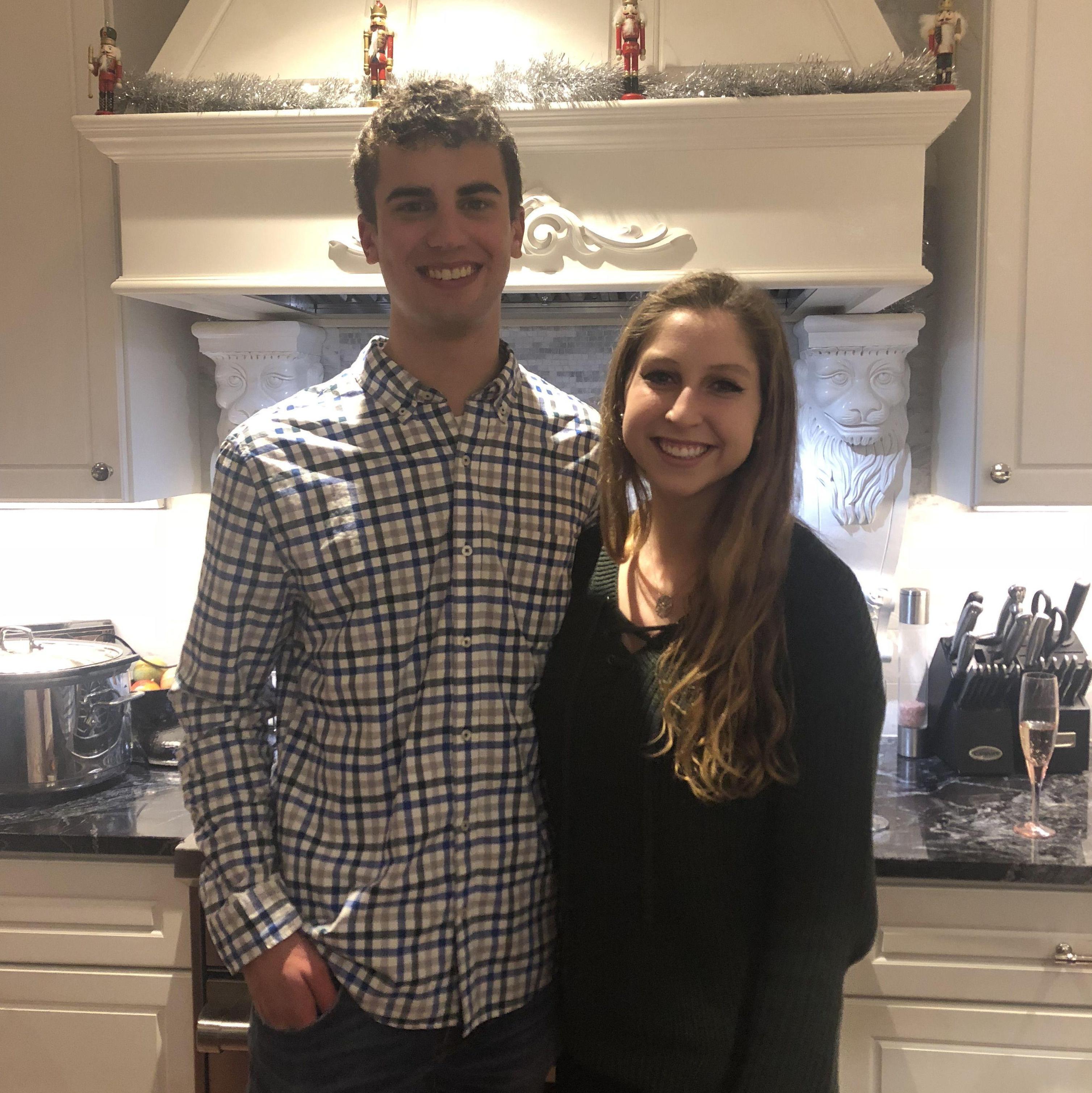 Our first photo together - December 2018