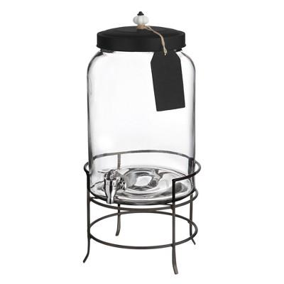 Product description page - Style Setter® Franklin 3gal Glass Beverage Dispenser with Metal Stand