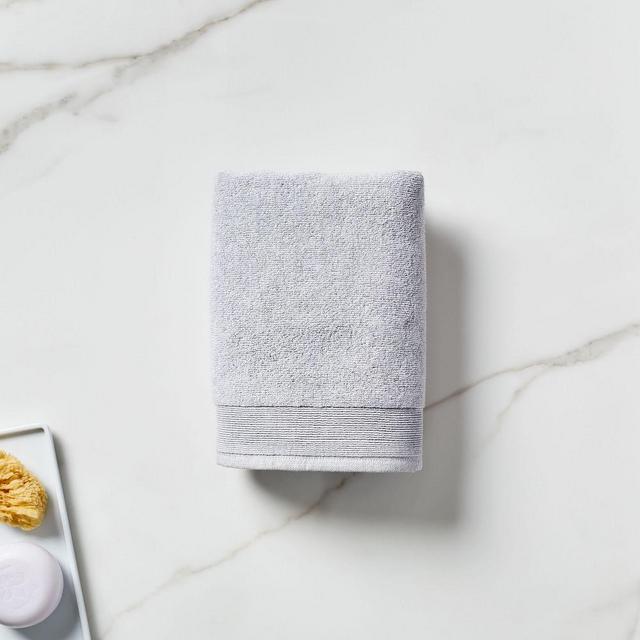 Organic Luxe Fibrosoft Towel, Hand Towel, Gray Sky Melange