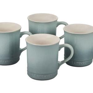 Le Creuset Vancouver Mugs, Set of 4 - Sea Salt