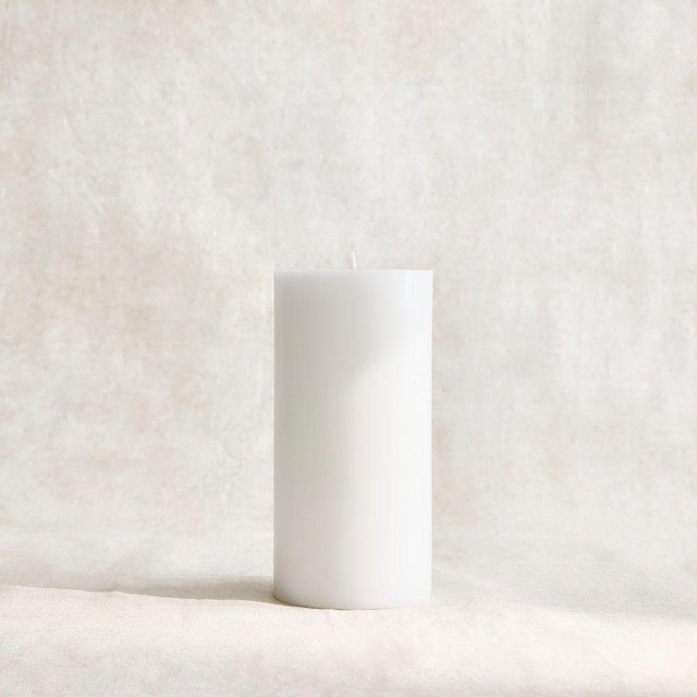 Signature Wax, Basic Pillar, White, 4X8