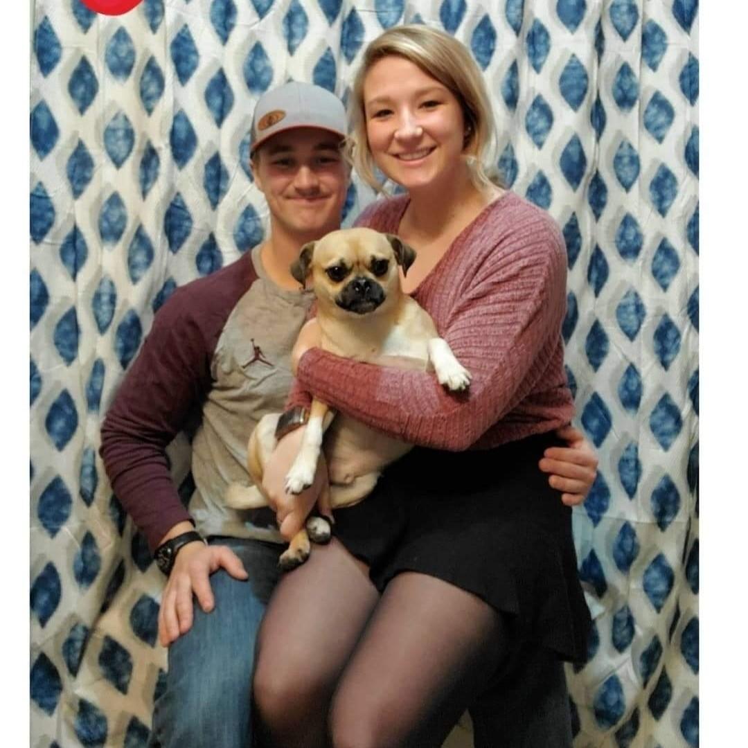 Family picture with Chubby! (Jan. 2021)