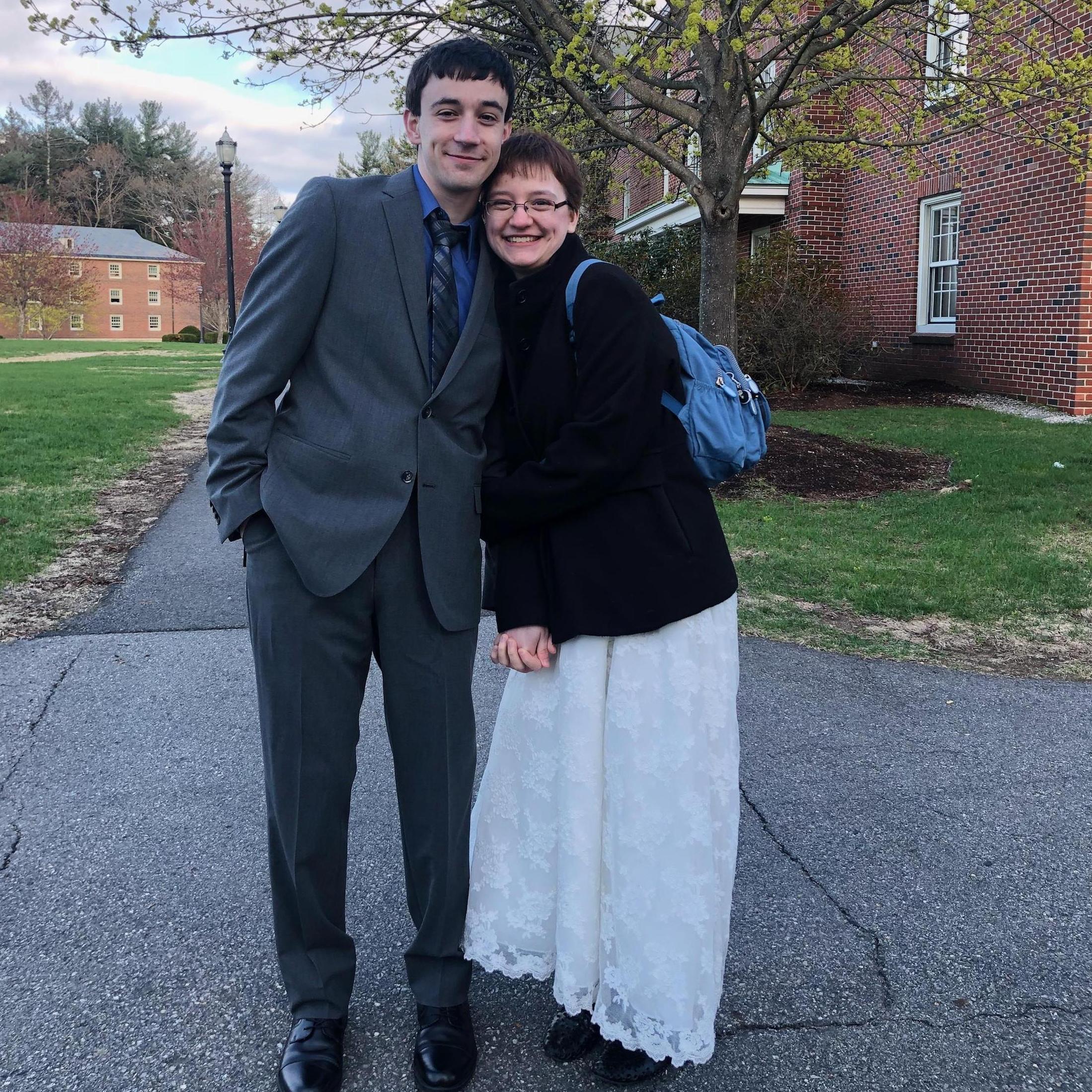 We didn't go to Senior Formal, but we got dressed up and spent time with friends beforehand