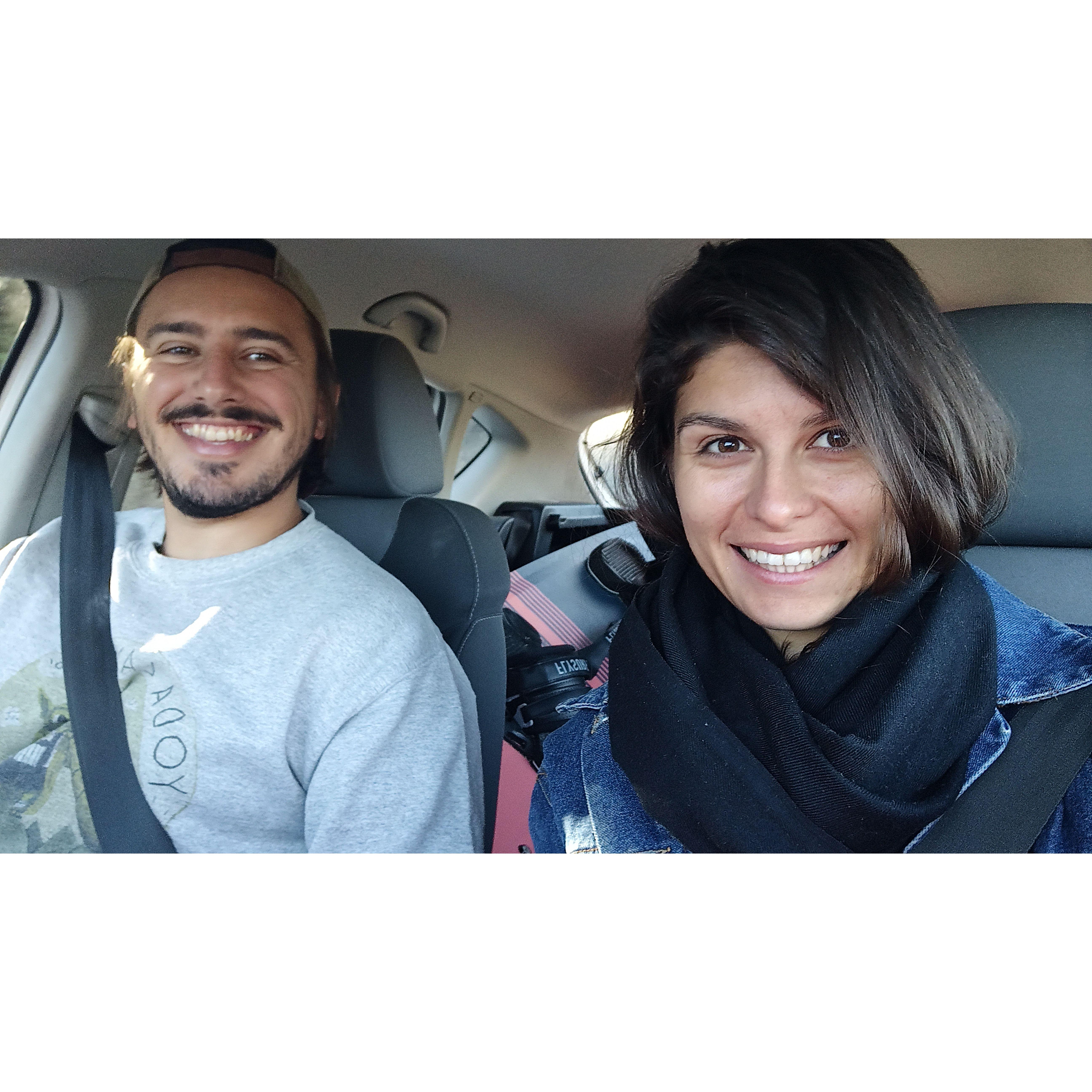 Those daily drives on the gravel road to the beach and back to learn kitesurfing...