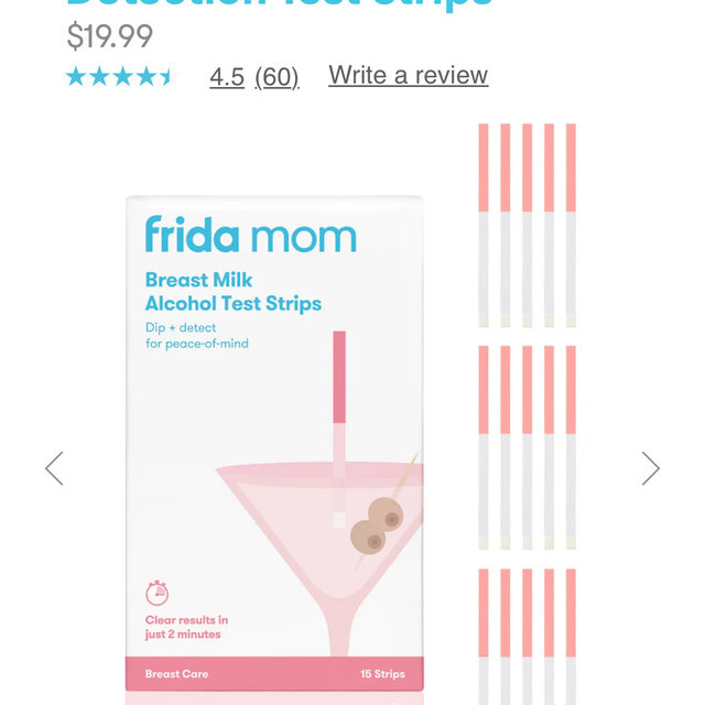 Breastmilk Alcohol Detection Test Strips