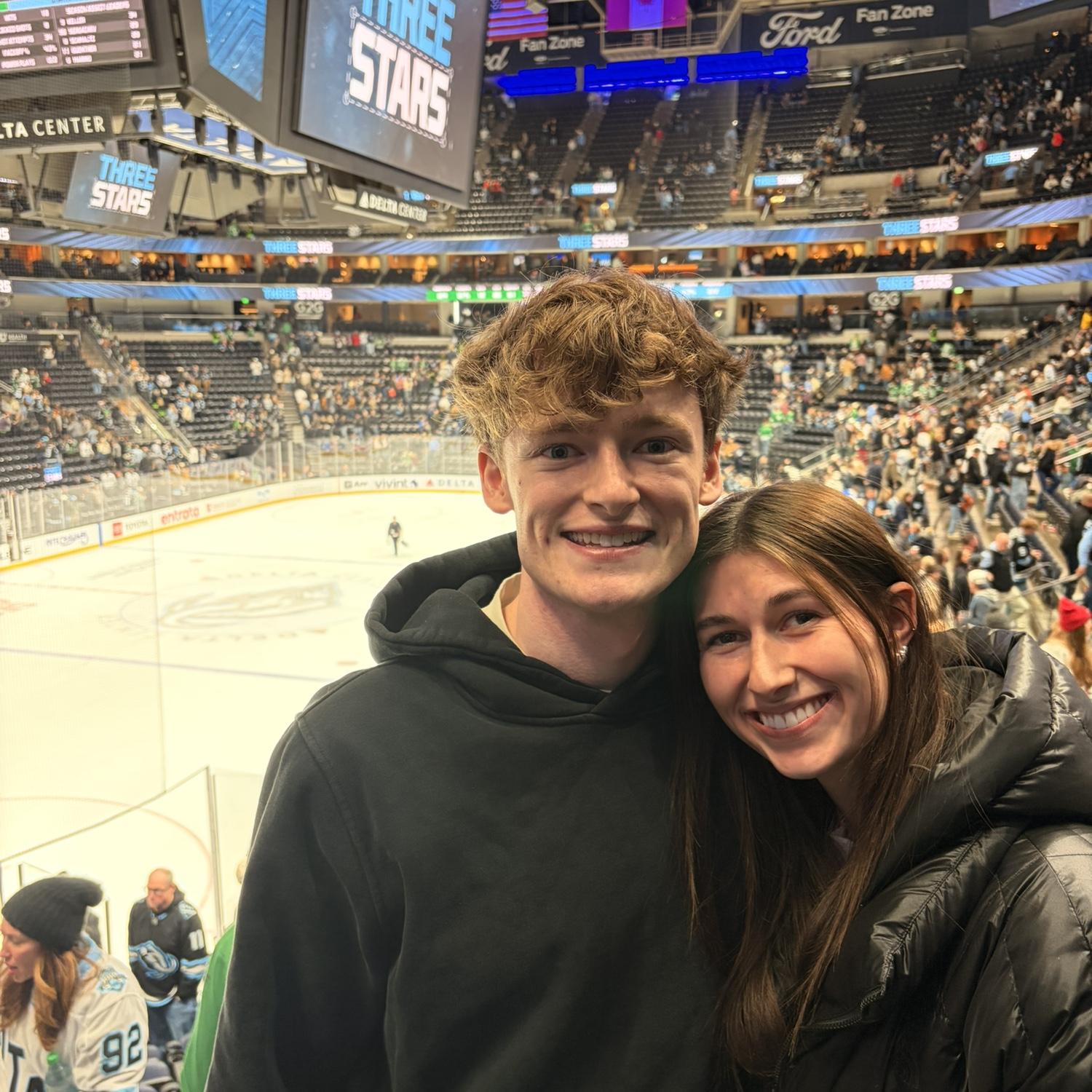 Our first Hockey game Jan 2026