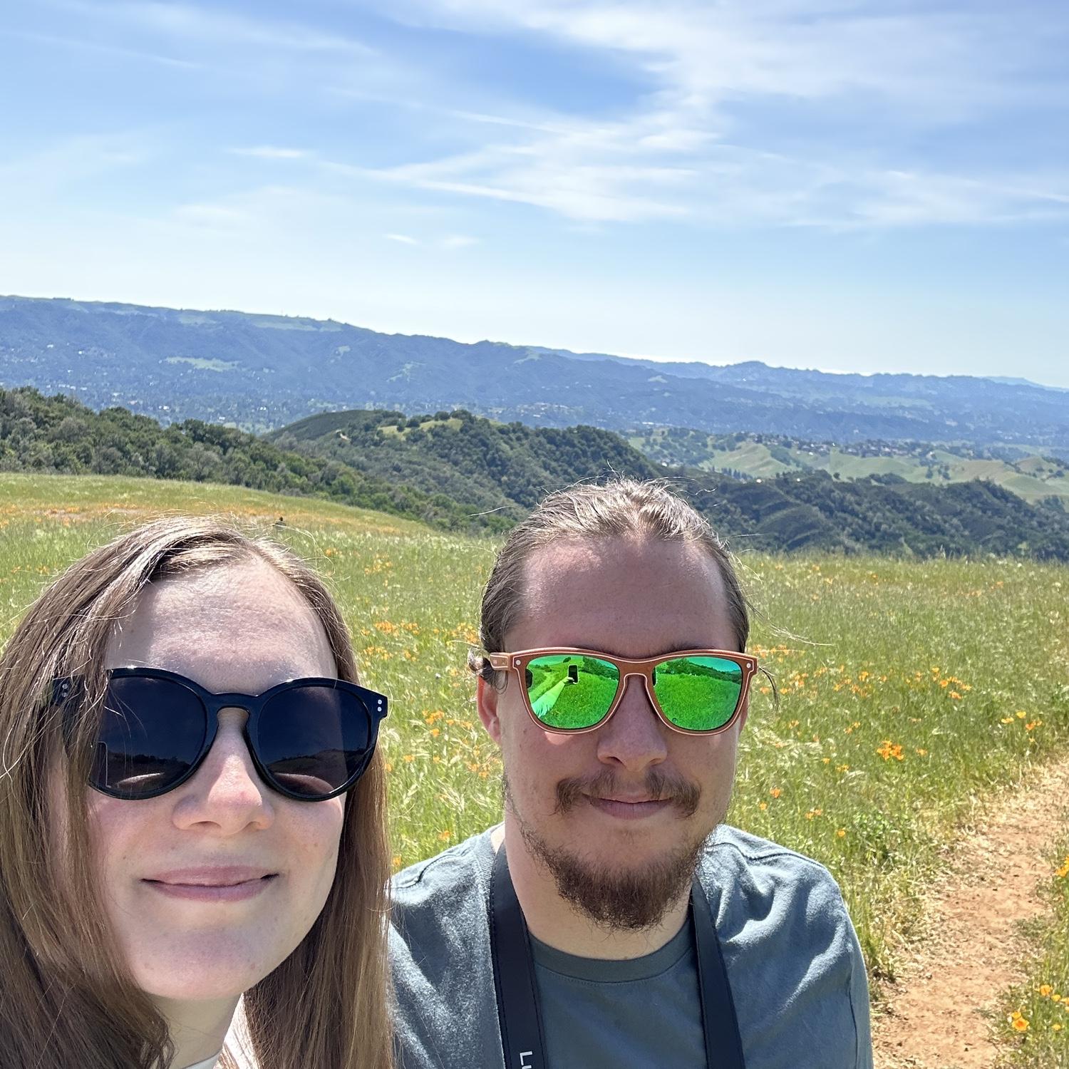 Mount Diablo after the rainy season! California is usually not this green!