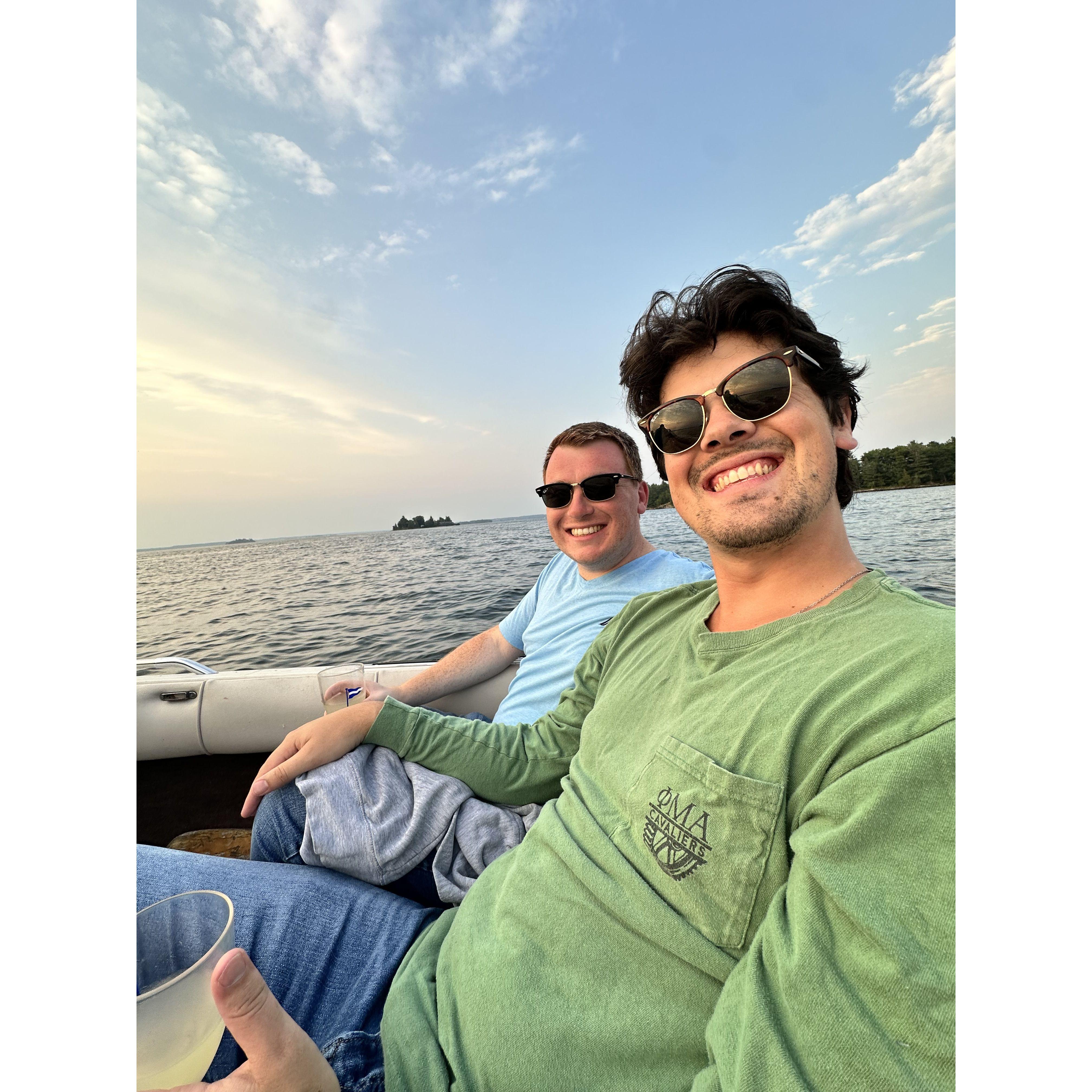 On the river. Summer 2024