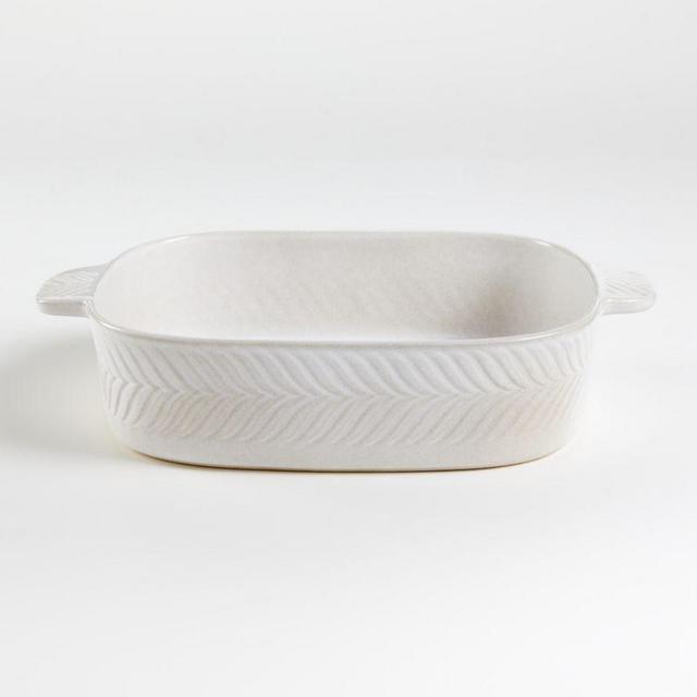 Fern Oval Casserole Dish | Crate & Barrel