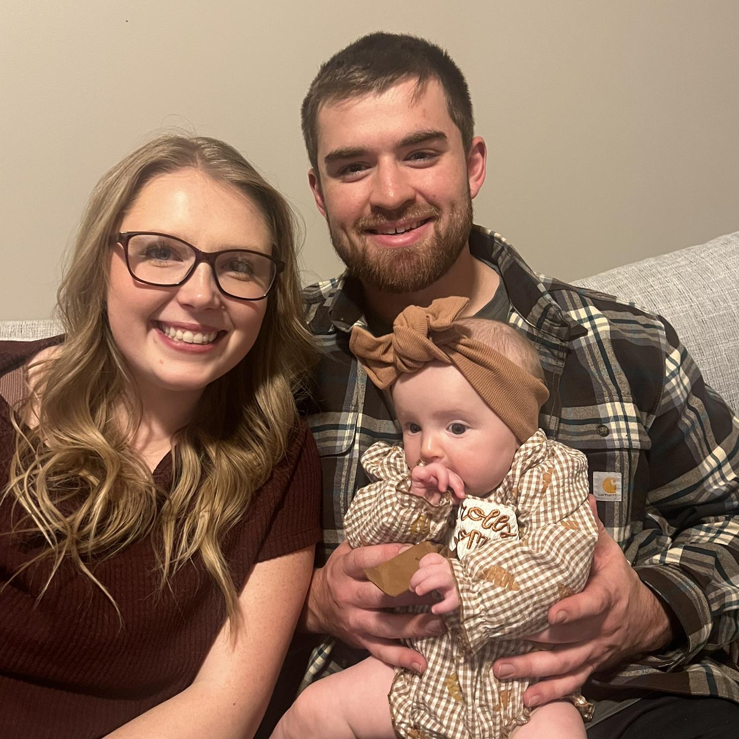 Thanksgiving with our niece, Delaney!